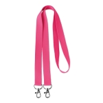 Keycord Duo 15mm kleur roze