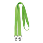 Keycord Duo 15mm kleur appel groen