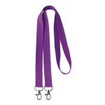 Keycord Duo 15mm kleur paars