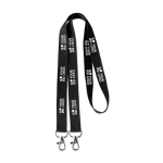 Keycord Duo 15mm weergave met bedrukking