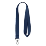 Keycord Woven 15mm kleur blauw