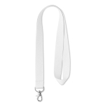 Keycord Woven 15mm kleur wit