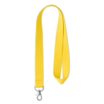 Keycord Woven 15mm kleur geel