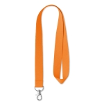 Keycord Woven 15mm kleur oranje