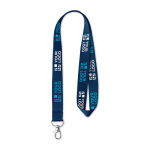 Keycord Woven 15mm weergave met bedrukking