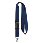Keycord Woven Plus 15mm kleur blauw