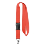 Keycord Woven Plus 15mm kleur rood