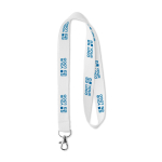 Keycord Cotton 15mm weergave met bedrukking