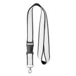 keycord Double Plus 20mm kleur zwart