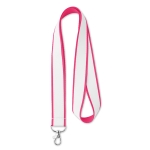 Keycord Double Sublim 20mm kleur roze