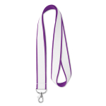 Keycord Double Sublim 20mm kleur paars