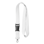 Keycord Double Sublim Plus 20mm kleur wit
