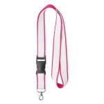 Keycord Double Sublim Plus 20mm kleur roze