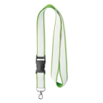 Keycord Double Sublim Plus 20mm kleur limoen groen