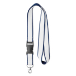 Keycord Double Sublim Plus 20mm kleur marineblauw
