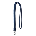 Keycord Lace 10mm kleur blauw