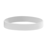 Duurzame 12mm siliconen polsbandjes bedrukken Regular kleur wit