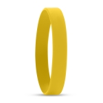 Duurzame 12mm siliconen polsbandjes bedrukken Regular kleur geel