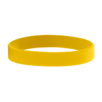 Duurzame 12mm siliconen polsbandjes bedrukken Regular kleur geel