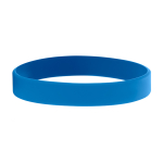 Duurzame 12mm siliconen polsbandjes bedrukken Regular kleur lichtblauw