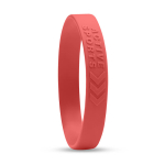 Festival polsbandjes met hoog reliëf Alto Relieve kleur rood