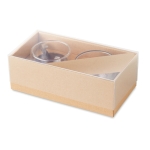 Set van 2 kleine koffiekopjes bedrukken met bamboe 60ml Espresso kleur doorzichtig derde weergave