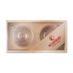 Set van 2 kleine koffiekopjes bedrukken met bamboe 60ml Espresso kleur doorzichtig hoofdweergave vierde weergave