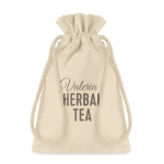 Klein katoenen tasje bedrukken 105 g/m2 Original Boutique Small kleur beige hoofdweergave