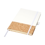 Elegant notitieboek bedrukken met kurken omslag A5 JournalBooks Cork kleur wit