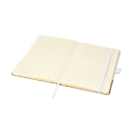 Elegant notitieboek bedrukken met kurken omslag A5 JournalBooks Cork kleur wit tweede weergave