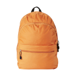 Rugzak met logo in jeugdstijl in vele kleuren Teens kleur oranje weergave voorkant