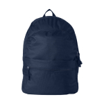 Rugzak met logo in jeugdstijl in vele kleuren Teens kleur marineblauw tweede weergave voorkant