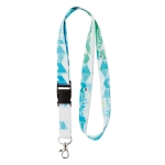 Keycord RPET Sublim Plus Express 15mm kleur wit