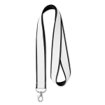Keycord Double Sublim Express 20mm kleur zwart
