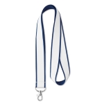 Keycord Double Sublim Express 20mm kleur blauw