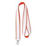 Keycord Double Sublim Express 20mm kleur rood
