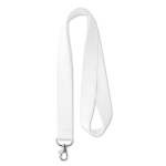Keycord Double Sublim Express 20mm kleur wit