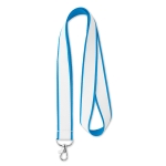 Keycord Double Sublim Express 20mm kleur lichtblauw