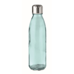 Gekleurde glazen fles met stalen dop 650ml UrbanStyle Crystal