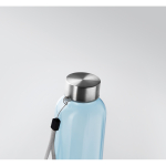 Anti-lek gerecyclede plastic waterfles 500 ml RPET kleur doorzichtig lichtblauw foto bekijken vierde weergave