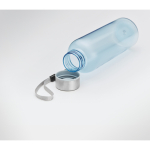 Anti-lek gerecyclede plastic waterfles 500 ml RPET kleur doorzichtig lichtblauw foto bekijken vijfde weergave