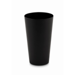 Hard plastic bekers bedrukken van 500 ml Concert kleur zwart