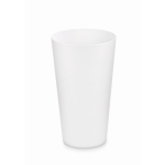 Hard plastic bekers bedrukken van 500 ml Concert kleur wit