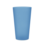 Hard plastic bekers bedrukken van 500 ml Concert kleur doorzichtig blauw
