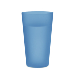 Hard plastic bekers bedrukken van 500 ml Concert kleur doorzichtig blauw