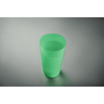 Hard plastic bekers bedrukken van 500 ml Concert kleur doorzichtig groen
