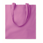 Goedkope kleurrijke katoenen tassen bedrukken 80 g/m2 EcoColor kleur paars