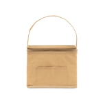 Koeltas geschikt voor 6 blikjes van woven papier Kraft kleur beige derde weergave