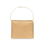 Koeltas geschikt voor 6 blikjes van woven papier Kraft kleur beige vierde weergave