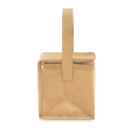 Koeltas geschikt voor 6 blikjes van woven papier Kraft kleur beige vijfde weergave